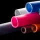 custom coloured plastic tube manufacture