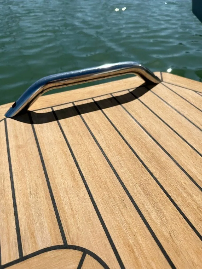 Plastic Synthetic Marine Decking Teak Effect D W Plastics